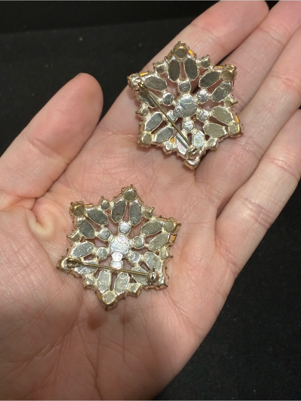 Vintage Mid Century German Rhinestone Scatter Pins - Picture 3 of 4